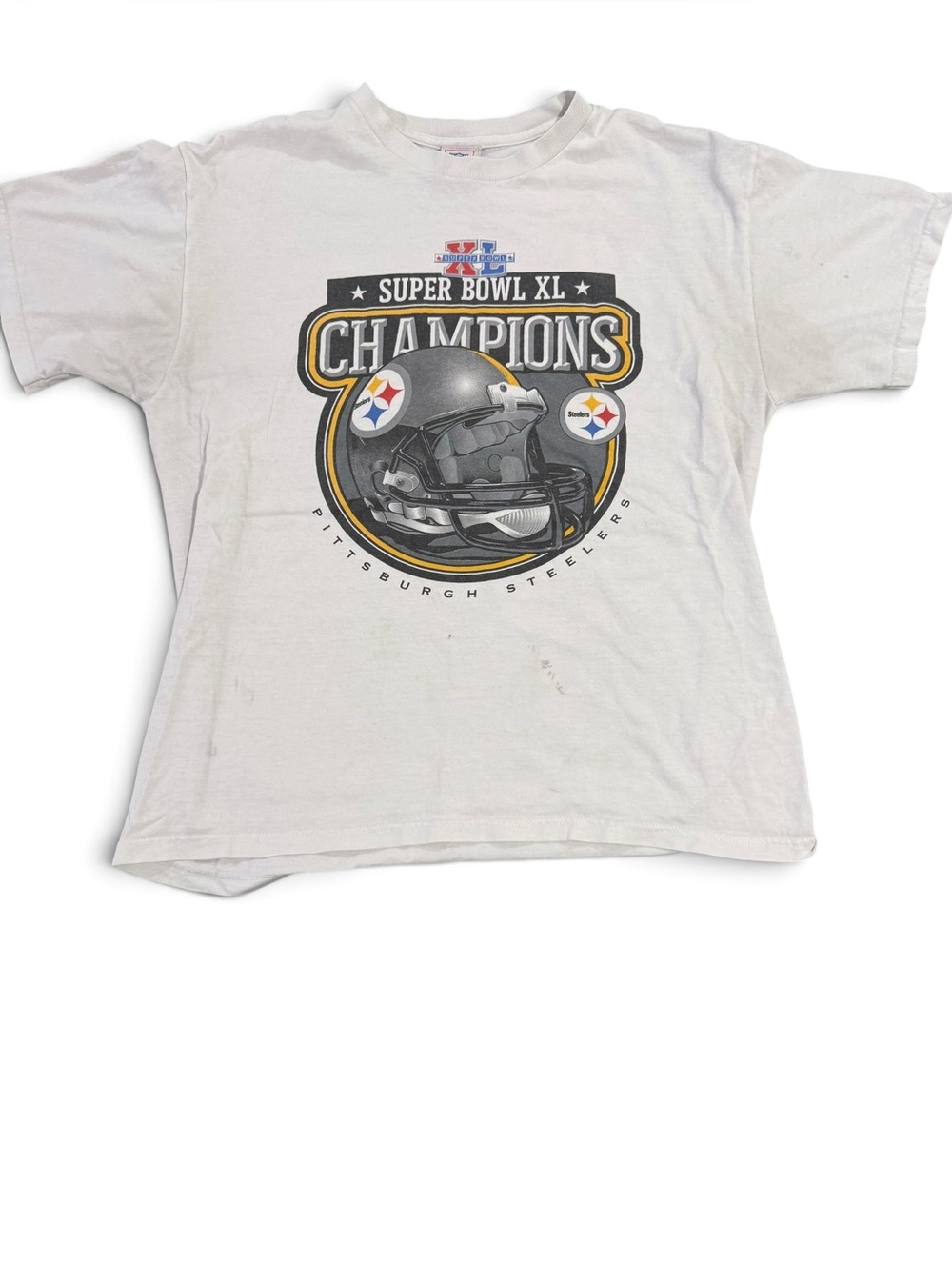 VTG 2006 Pittsburgh Steelers Super Bowl L Champions NFL Players T-Shirt